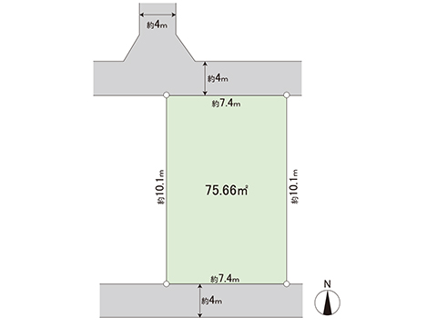 土地 川口市大字榛松722-2 日暮里・舎人ライナー見沼代親水公園駅 2,115万円