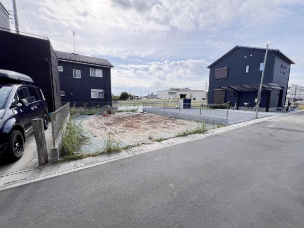川口市大字榛松 建築条件無し土地 現地土地写真
