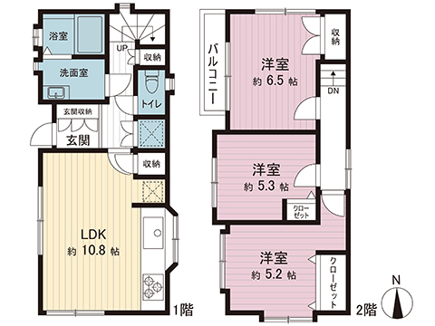 中古戸建 座間市入谷西５丁目26-5 JR相模線入谷駅 1,799万円