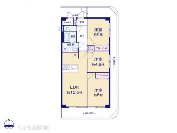 中古マンション 埼玉県川越市中台１丁目9-1 東武東上線川越駅 1,280万円