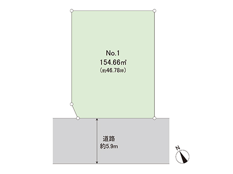 土地 平塚市真田１丁目4 小田急線東海大学前駅 2,280万円