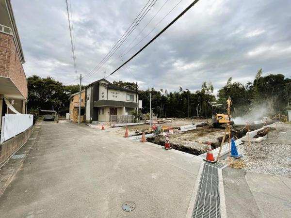 沼津市大岡 建築条件無し住宅用地 現地土地写真