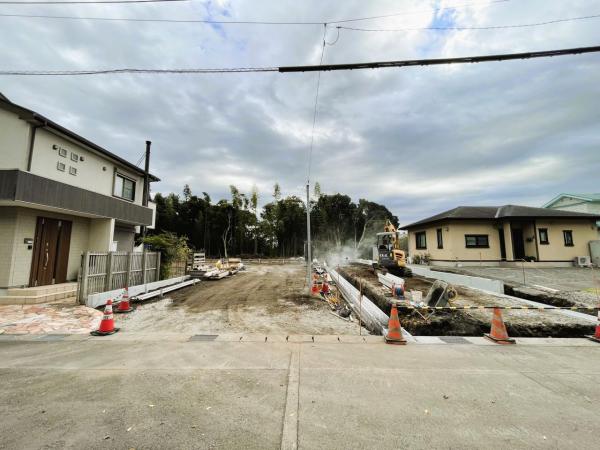 沼津市大岡 建築条件無し住宅用地 現地土地写真