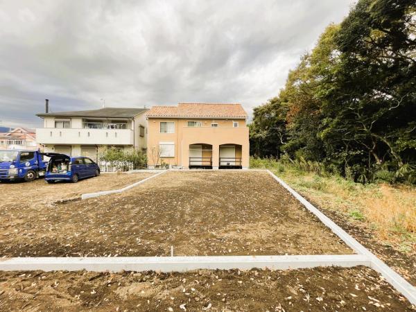 沼津市大岡 建築条件無し住宅用地 現地土地写真