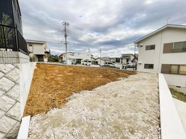 沼津市岡一色 建築条件無し住宅用地 現地土地写真