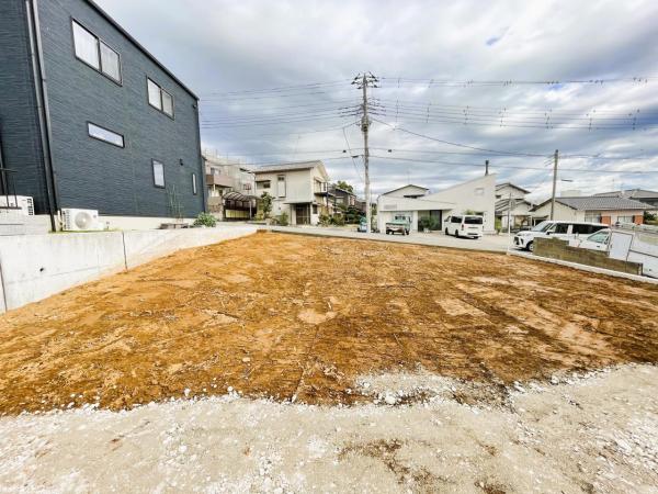 沼津市岡一色 建築条件無し住宅用地 現地土地写真