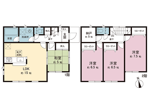 中古戸建 船橋市旭町２丁目24-10 東武野田線馬込沢駅 2,780万円