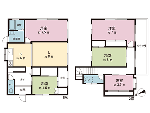 中古戸建 沼津市下香貫 JR御殿場線大岡駅 1,600万円