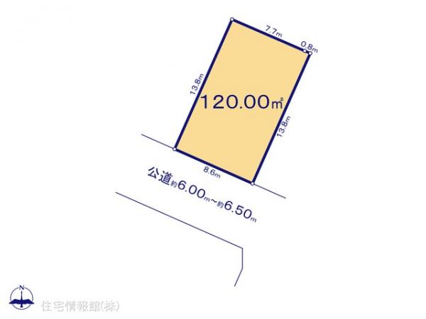 土地 埼玉県春日部市新宿新田 東武野田線南桜井駅 1,690万円