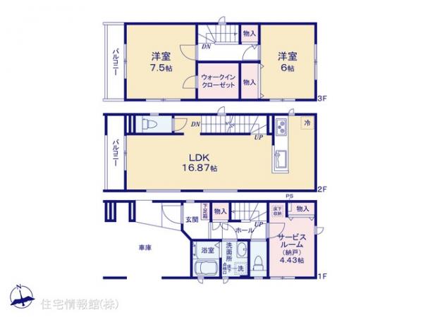 新築戸建 埼玉県川口市川口５丁目 JR京浜東北線川口駅 5,090万円