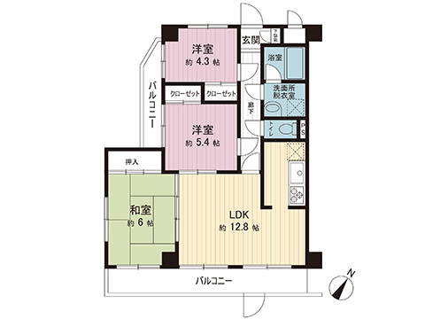 中古マンション 横浜市都筑区牛久保町 横浜市営地下鉄ブルーライン中川駅 2,399万円