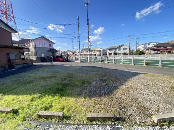 町田市南大谷 建築条件無し土地 現地土地写真