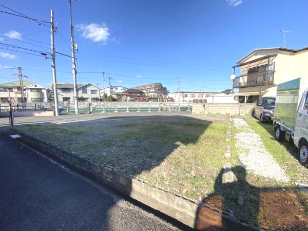 町田市南大谷 建築条件無し土地 現地土地写真