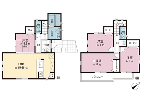 中古戸建 町田市上小山田町49-4 小田急多摩線唐木田駅 3,190万円