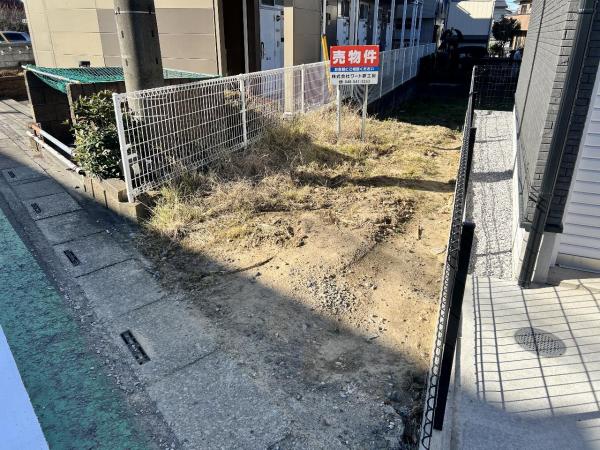 加須市旗井２丁目 建築条件無し土地 現地土地写真