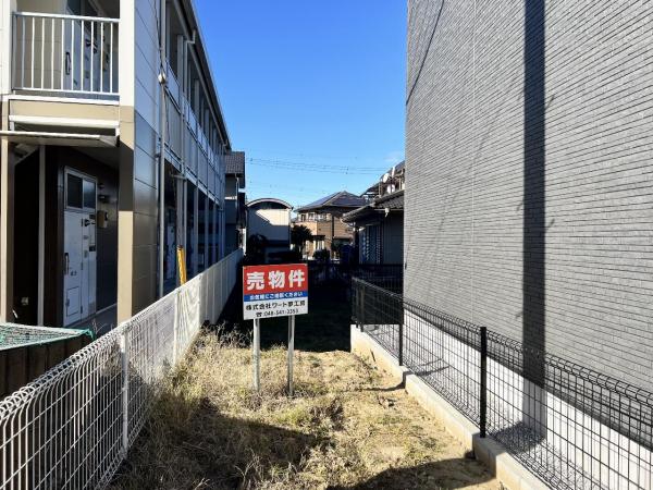 加須市旗井２丁目 建築条件無し土地 現地土地写真