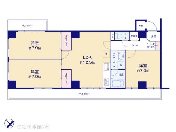 中古マンション 神奈川県横浜市青葉区千草台38-18 東急田園都市線藤が丘駅 2,380万円