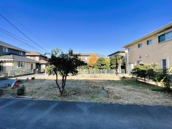 沼津市松長 建築条件無し土地 現地土地写真