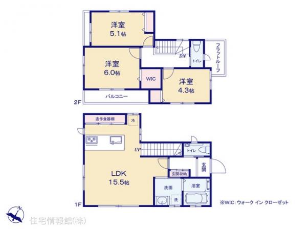 新築戸建 埼玉県富士見市羽沢１丁目31-43 東武東上線鶴瀬駅 3,180万円