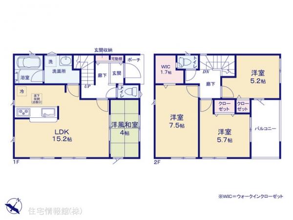 新築戸建 東京都八王子市犬目町95-5 JR中央線西八王子駅 2,880万円