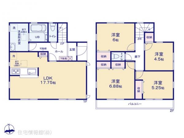 新築戸建 埼玉県三郷市早稲田３丁目28-28 JR武蔵野線三郷駅 3,990万円