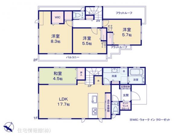 新築戸建 埼玉県ふじみ野市元福岡１丁目 東武東上線上福岡駅 3,480万円
