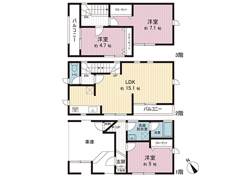 中古戸建 川崎市多摩区菅馬場１丁目31-18 JR南武線稲田堤駅 3,899万円