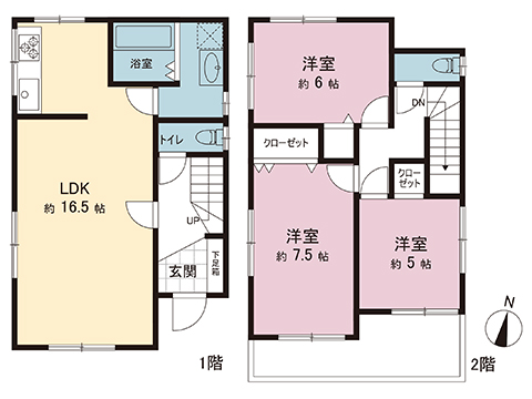 中古戸建 北本市中丸３丁目 JR高崎線北本駅 1,890万円