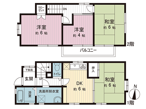 中古戸建 日野市程久保３丁目 多摩モノレール多摩動物公園駅 2,099万円