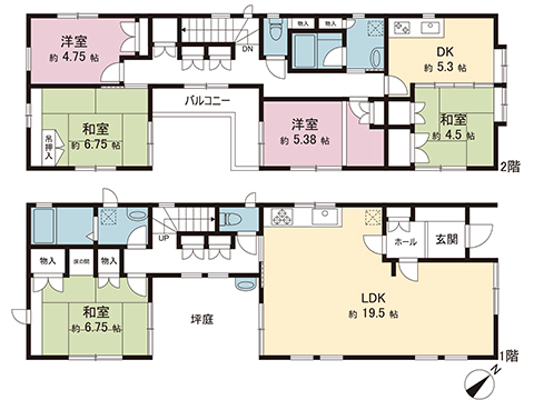 中古戸建 横浜市港北区下田町５丁目41-36 横浜市営地下鉄グリーンライン高田駅 4,980万円