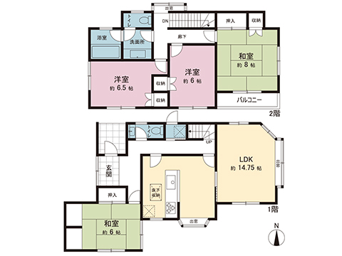 中古戸建 横須賀市湘南鷹取６丁目 京急本線追浜駅 3,980万円