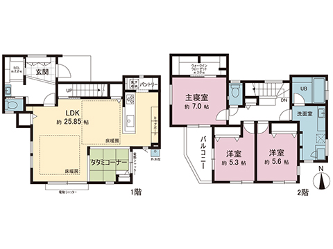 新築戸建 町田市成瀬１丁目5-17 JR横浜線成瀬駅 7,980万円