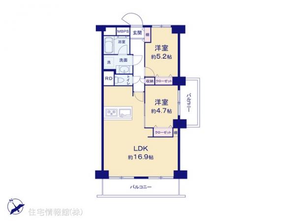 中古マンション 埼玉県越谷市大字下間久里 東武伊勢崎線大袋駅 1,798万円