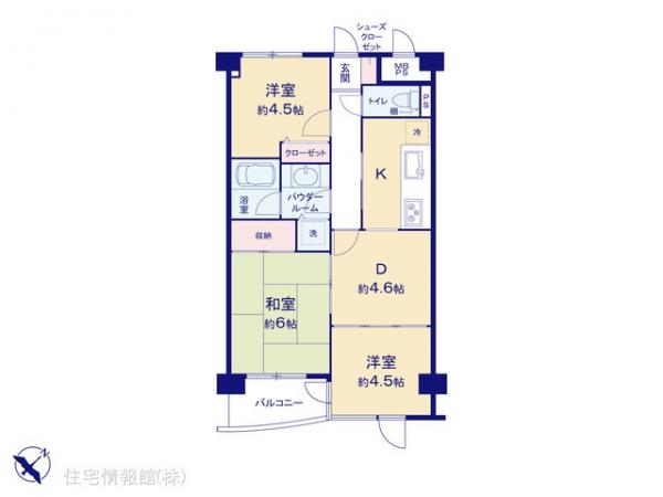 中古マンション 神奈川県横浜市港北区篠原台町 東急東横線白楽駅 4,399万円