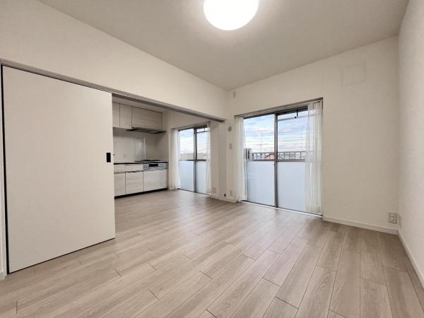 立川羽衣町住宅 リビング