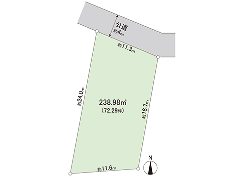 土地 川口市大字木曽呂 JR武蔵野線東浦和駅 3,480万円