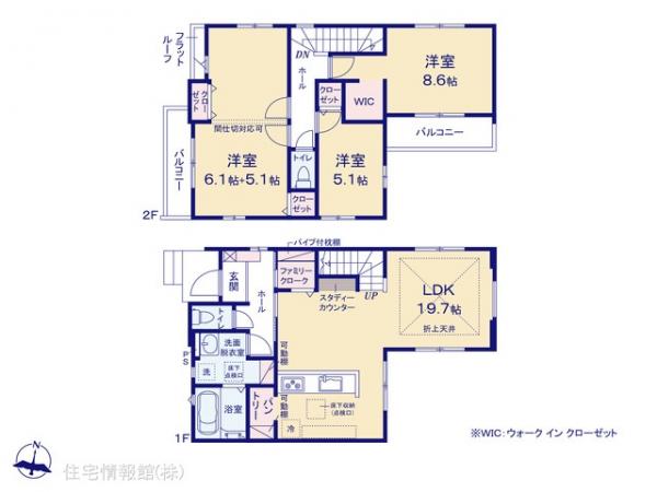 新築戸建 千葉県印西市高花５丁目18-11 北総鉄道千葉ニュータウン中央駅 3,298万円