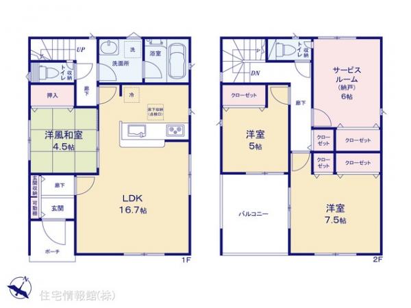 新築戸建 埼玉県さいたま市見沼区丸ヶ崎町38-3 JR東北本線（宇都宮線）東大宮駅 3,680万円