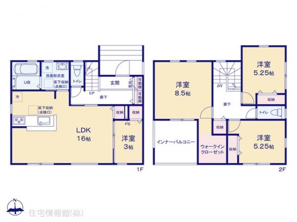 新築戸建 埼玉県さいたま市桜区大字塚本251-1 JR埼京線与野本町駅 3,380万円