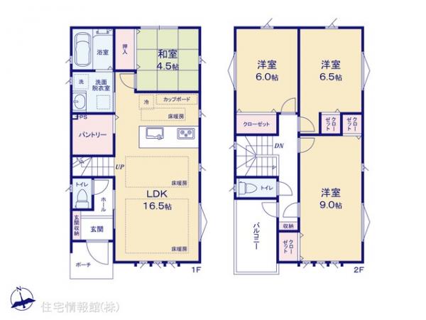 新築戸建 東京都武蔵村山市中央３丁目54-1 多摩モノレール上北台駅 4,090万円
