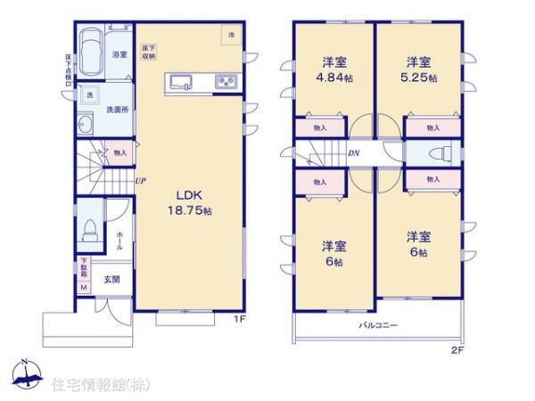 新築戸建 神奈川県川崎市麻生区細山４丁目6-3 小田急線読売ランド前駅 3,990万円