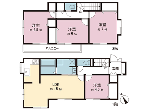 中古戸建 横浜市緑区上山３丁目16-3 JR横浜線中山駅 4,280万円