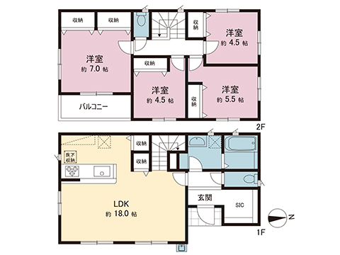 新築戸建 横浜市港北区新羽町4482-4 横浜市営地下鉄ブルーライン仲町台駅 5,280万円