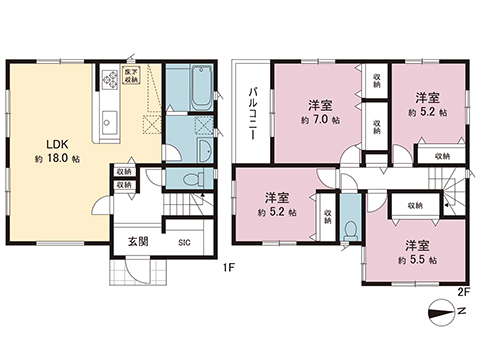 新築戸建 横浜市港北区新羽町4482-4 横浜市営地下鉄ブルーライン仲町台駅 5,380万円