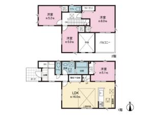 新築戸建 平塚市広川 JR東海道本線(東京〜熱海)平塚駅 3,080万円