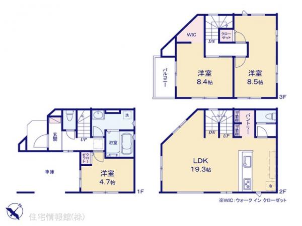 新築戸建 埼玉県蕨市南町１丁目 JR京浜東北線蕨駅 4,799万円