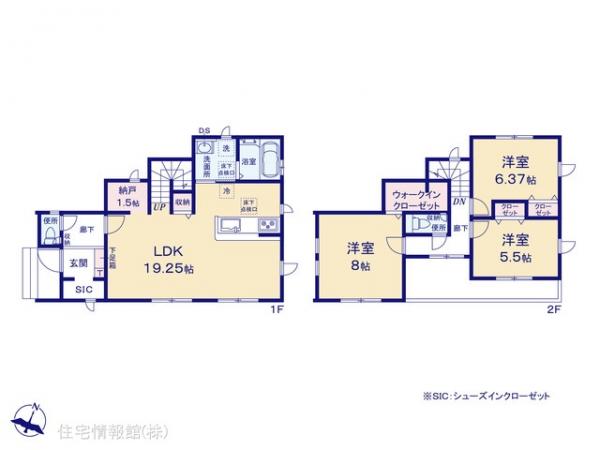 新築戸建 埼玉県八潮市大字大曽根1110 つくばエクスプレス八潮駅 3,599万円