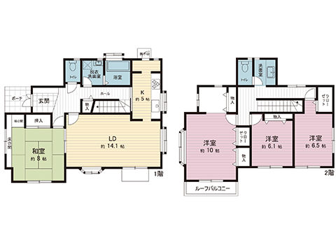 中古戸建 市原市泉台４丁目22-2 JR内房線姉ヶ崎駅 1,480万円