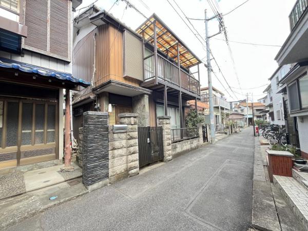 川口市大字新井宿 建築条件無し土地 現地土地写真