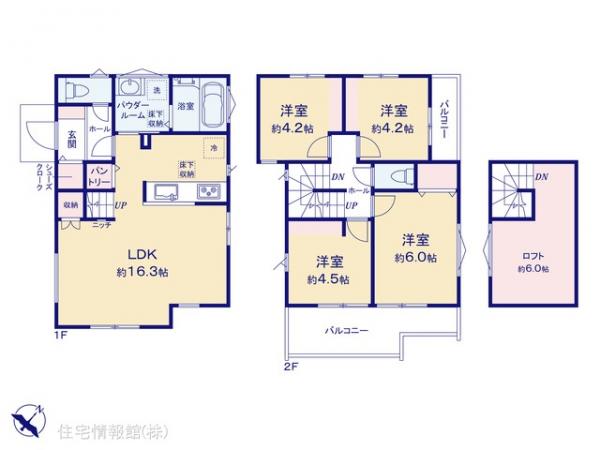 新築戸建 神奈川県藤沢市鵠沼藤が谷４丁目19-14 江ノ島電鉄線柳小路駅 5,780万円